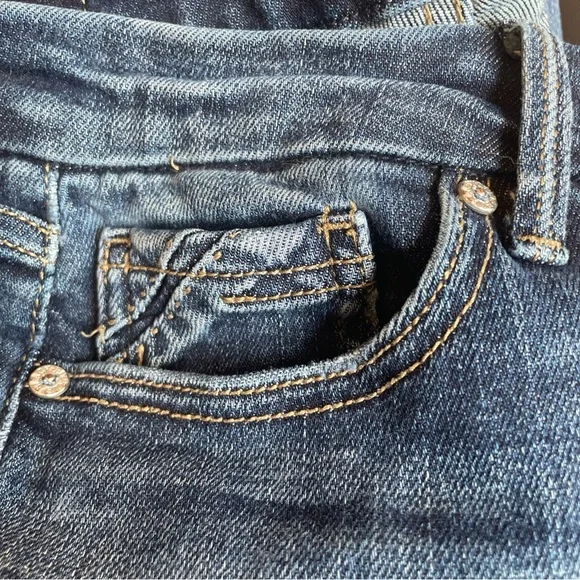 Buckle Black Skinny Jeans Women’s 26x34 Blue Fit No. 53 Stretch Dark Wash Denim - Picture 7 of 10